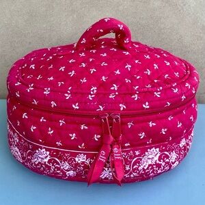 E.L.F. Floral Quilted Cosmetic/Makeup Bag